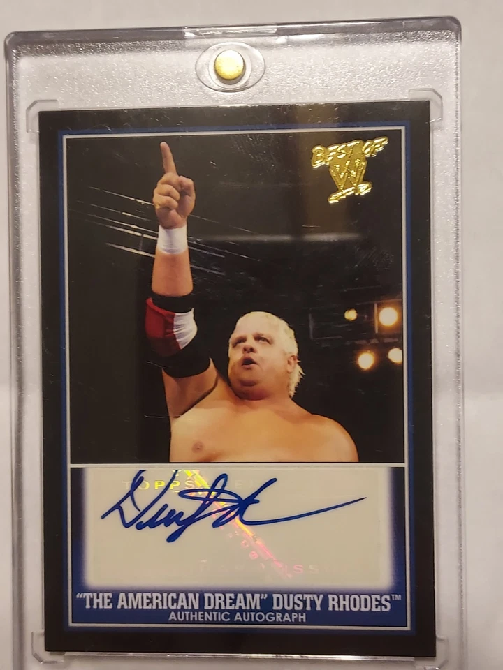 Topps Best Of WWE 2012 The American Dream Dusty Rhodes automático Foto 1 de 2