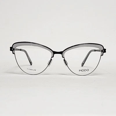 MODO 4531 Women's Ultra-Light Titanium Butterfly Glasses in Crystal Gray | 53mm - Image 1 of 4