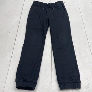 Old Navy Black Built In Flex Stretch Waist Jogger Pants Youth Boys Size Large - Picture 1 of 7