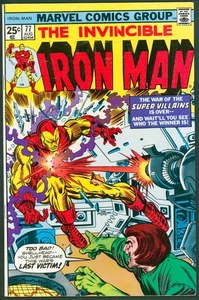 Iron Man 77 en estado bastante bueno - 7,5 Marvel 1975 - Imagen 1 de 3