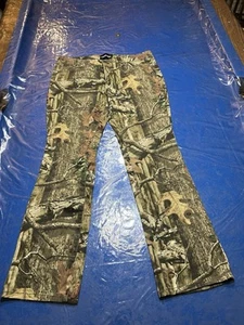 Womens Mossy Oak Camo Hunting Pants Sz 14 Break Up Infinity Stretch Denim - Picture 1 of 8