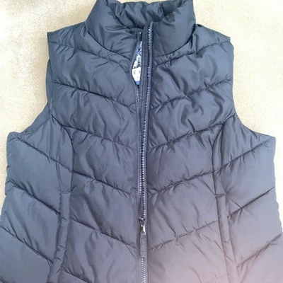 Chaqueta Cole Haan Mujer Grande Cremallera Completa Chaleco Puffer Negro Informal Foto 1 de 4