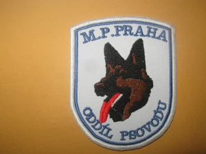 TSCHECHIEN AUSLAND K9 POLIZEI PATCH (BESCHREIBUNG LESEN) WEISSER HINTERGRUND - Bild 1 von 1