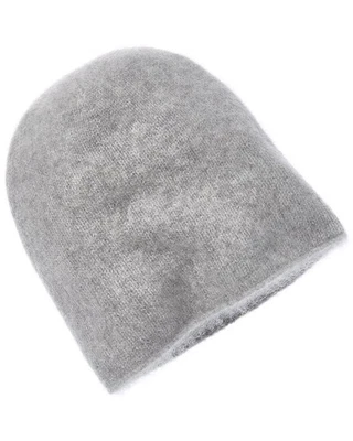 Gorro para mujer Amicale cachemir cepillado holgado cachemir gris Foto 1 de 2