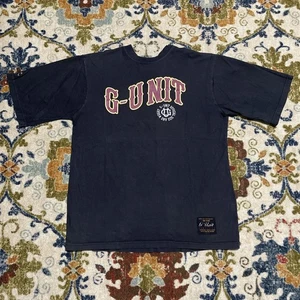 Vintage G Unit Mens Graphic T Shirt Heavy Weight Embroidered Print Size XL Y2K - Picture 1 of 4