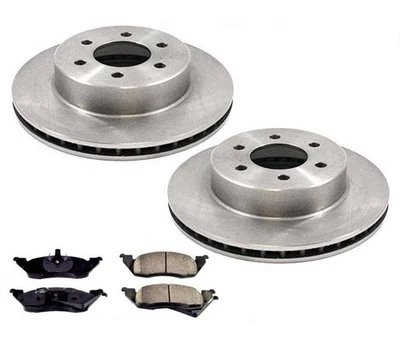 Передние тормозные диски и тормозные колодки привод на 4 колеса для Dodge Dakota 91-96 - Изображение 1 из 4