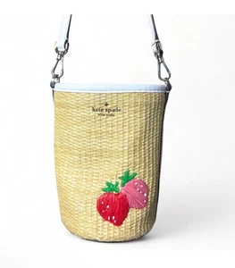 Kate Spade Strawberry Picnic In The Park Cylinder Crossbody Bag Bucket Bag - Bild 1 von 5