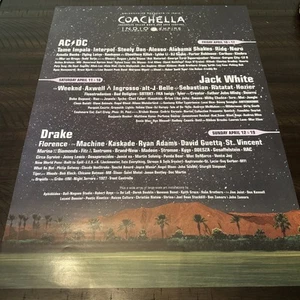 Coachella Valley Music & Arts Festival 2015 Lineup Poster - 24x18 - Bild 1 von 4