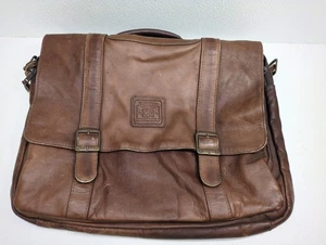 Geoffrey Beene handgefertigte Ledertasche/Folio Tasche mehrere Taschen 16" x 14" - Bild 1 von 14