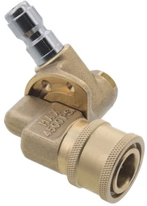 Erie Tools Pressure Washer Pivoting 1/4" Quick Connect Coupler 4500 PSI - Picture 1 of 5