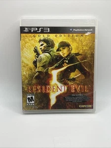 Resident Evil 5 Gold Edition PS3 (Sony PlayStation 3, 2010) Completo CIB Testato - Foto 1 di 3