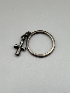 James Avery Sterlingsilber 925 St Teresa Kreuz Hänger Ring Größe 4 - Bild 1 von 6