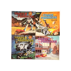 Vintage 1980's Transformers BB Big Looker Storytime Set of x4 Paperback Books - Picture 1 of 7