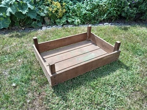 Vintage Wooden Crate Garden Produce Storage Old Rustic Display ๐ฟ B416 MH - Picture 1 of 18
