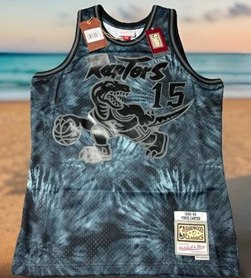 MITCHELL & NESS VINCE CARTER M TORONTO RAPTORS $140 TIE DYE SWINGMAN JERSEY - Image 1 of 4