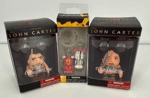 Disney 3" Vinylmation Set John Carter Dejah Thoris JR Serie Pluto Schlüsselanhänger neu - Bild 1 von 13