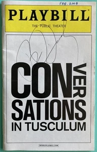 BRIAN DENNEHY (Only) Signed Conversations in Tusculum Playbill 2008 AIDAN QUINN - Picture 1 of 1