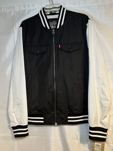 NWT Levi’s Men’s Colorblock Varsity Bomber Jacket M Sports Cold Weather Holidays - Picture 1 of 12