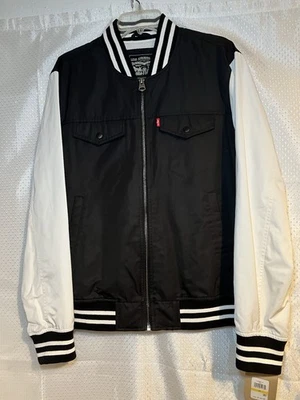NWT Levi’s Men’s Colorblock Varsity Bomber Jacket M Sports Cold Weather Holidays - Image 1 of 4