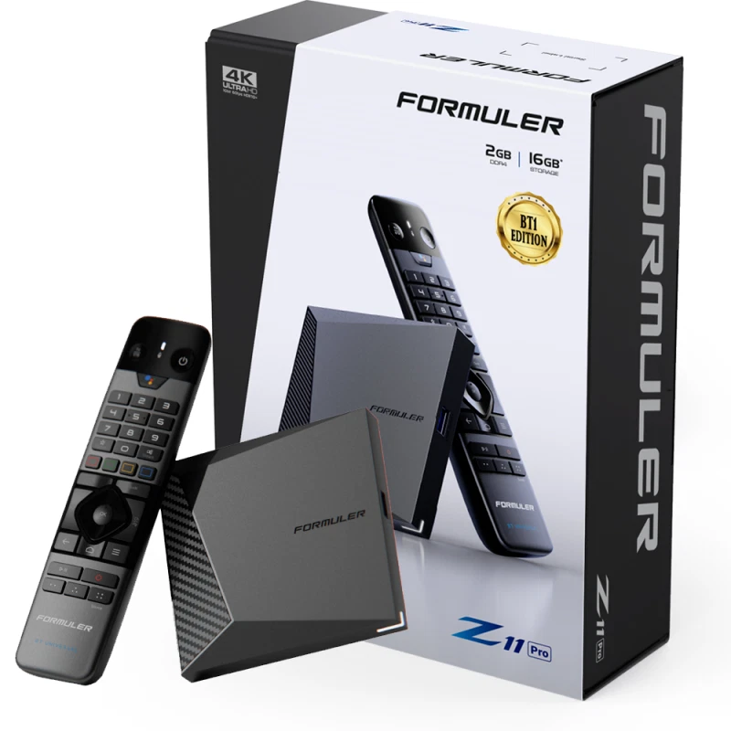 Formuler Z11 Pro BT1 Ultra HD IP-Receiver - Schwarz