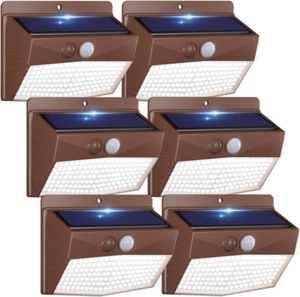 6 Packs Solar Outdoor Lights Motion Sensor Solar Security Lights Waterproof with - Picture 1 of 12