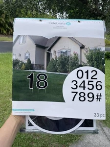 Celebrate It Number 33 Pieces Yard Large Signs 13-15 inches - New in Bag - Picture 1 of 2