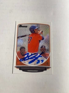 Houston Astros JACOB NOTTINGHAM Signed Card - Picture 1 of 1