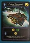 NEW PROMO Star Realms Deckbuilding Game Federal Transport Card White Wizard 