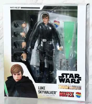 MAFEX No.227 MAFEX LUKE SKYWALKER (TM) (THE MANDALORIAN Ver.) Brinquedo Medicom NOVO - Imagem 1 de 4