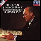 Beethoven: Symphonies Nos. 4 & 5 De Beethoven, Solti | Cd | État Bon