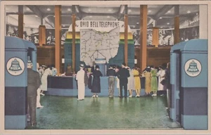c1920 Ohio Bell Telephone Co. contatore da esposizione Cleveland Ohio OH PC 7390.4 - Foto 1 di 8