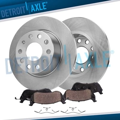 272mm Rear Disc Brake Rotors Ceramic Brake Pads for 2019 2020 Volkswagen Jetta - Image 1 of 4