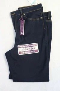 Neu mit Etikett Gloria Vanderbilt AMANDA Heritage Ankle Original schlankmachende Damenjeans – 16 - Bild 1 von 10