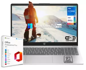 HP Laptop 15.6" 10-Core Intel i7, 32GB RAM 1TB SSD, Backlit KB,Win Pro, Open box - Picture 1 of 9