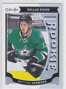 15/16 OPC...MATTIAS JANMARK...MARQUEE ROOKIE...CARD # U30...STARS - Picture 1 of 1