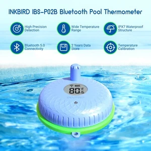 Bluetooth Pool Thermometer Floating Swimming Meter Waterproof LCD C/F Reading UK - Picture 1 of 10