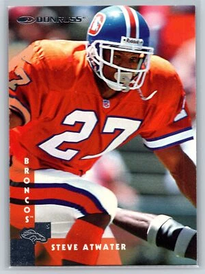 1997 Donruss #85 Steve Atwater Arkansas Razorbacks Denver Broncos - Image 1 of 2