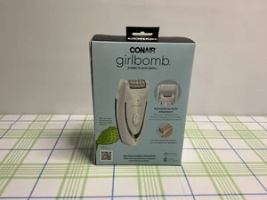 NEW Conair Girlbomb Rechargeable Epilator with Ice Roller Attachment - Picture 1 of 4