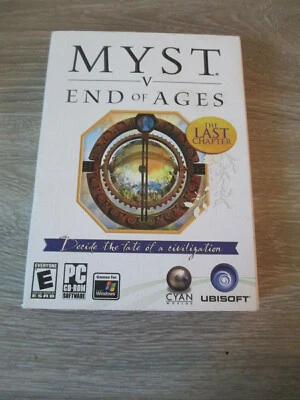 Ubisoft Myst V 5 End of Ages Win 2000 XP 2005 PC Video Game Complete in Box - Image 1 of 4