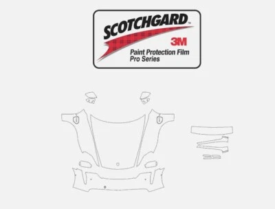 3M Scotchgard Precut Full Paint Protection Film PPF For 20-24 Porsche Taycan - Image 1 of 2