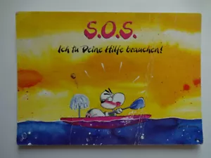 Postkarte / Diddle Maus - S.O.S - Ich tu Deine Hilfe brauchen ! - Bild 1 von 1