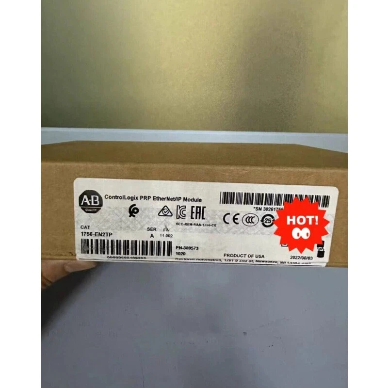 NEW AB 1756-EN2TP ControlLogix EtherNet/IP Module 1756EN2TP US Free Tax - Image 1 of 1