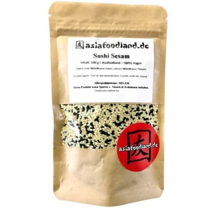 Asiafoodland Sushi Sesam Mix 100g weißer schwarzer Sesamsamen Mischung gemischt - Bild 1 von 1