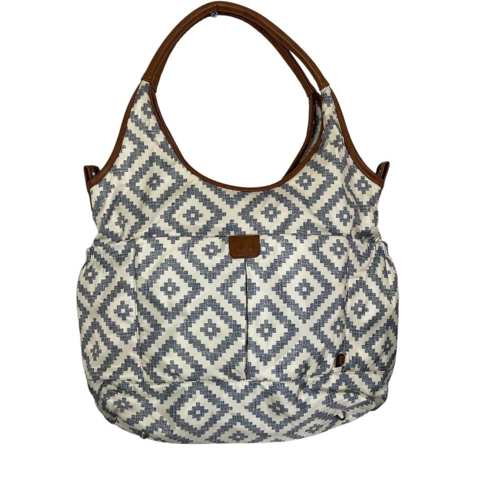Bolso de Pañales OiOi Hobo Grande Gris Azteca Multibolsillo 15x12.5 Foto 1 de 4