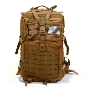 50L Expeditionary Tactical Backpack, Tan - Picture 1 of 8