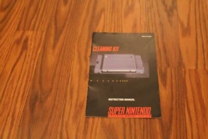 SNES Super Nintendo Cleaning Kit Manual - No Cartridge - Picture 1 of 2