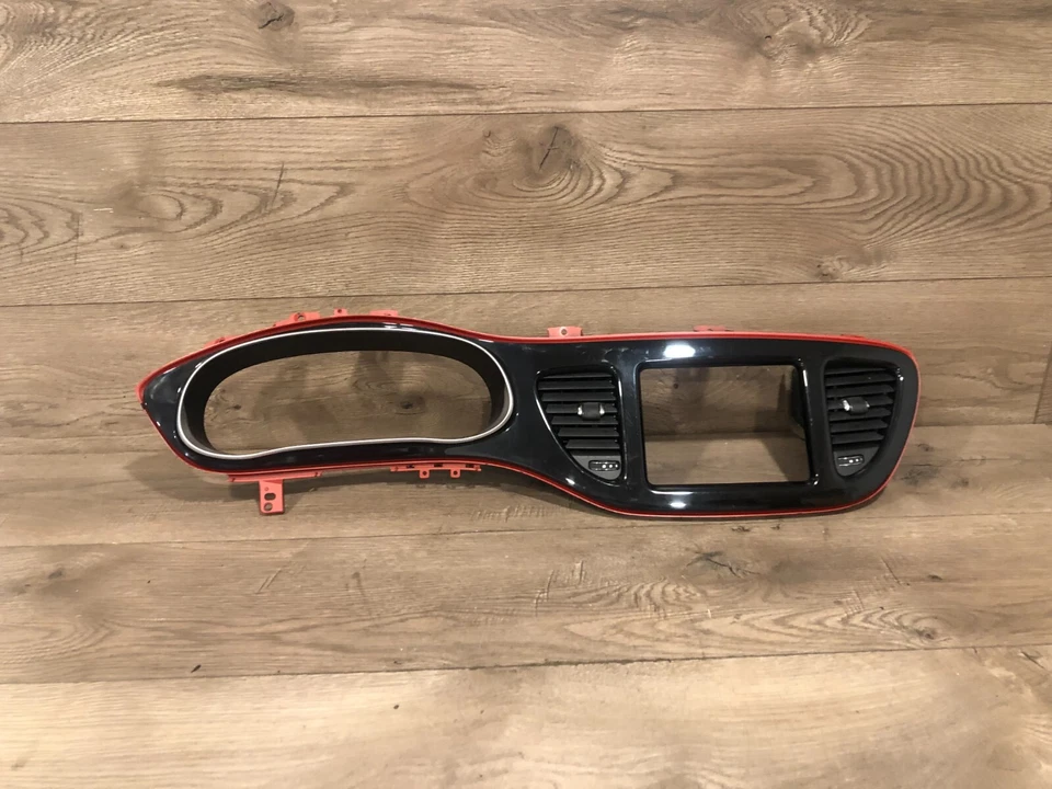 13-2016 道奇 DART SPEEDOMETER 集群屏幕 DASH TRIM BEZEL 面板红线原始设备制造商  — 第 1/4 张图片