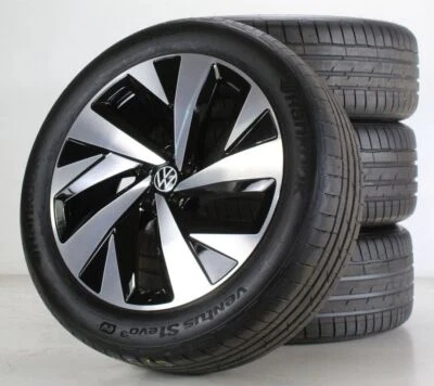VW ID.4 & ID.5 Sommerräder Hankook 20 Zoll Felgen Drammen 11A601025A 11A601025H - Bild 1 von 4