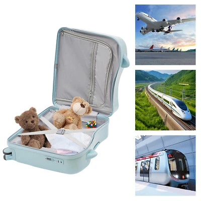 18" Kids Ride-On Suitcase Children's Luggage Case Rolling Luggage With Lock SALE - Image 1 of 4