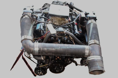 1988 MERCRUISER BLUE WATER INBOARD BOAT ENGINE MOTOR 7.4L 454 340HP 500HRS T6167 - Image 1 of 4